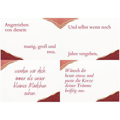 "Zum Geburtstag" Carmine-Version [Print@Home]
