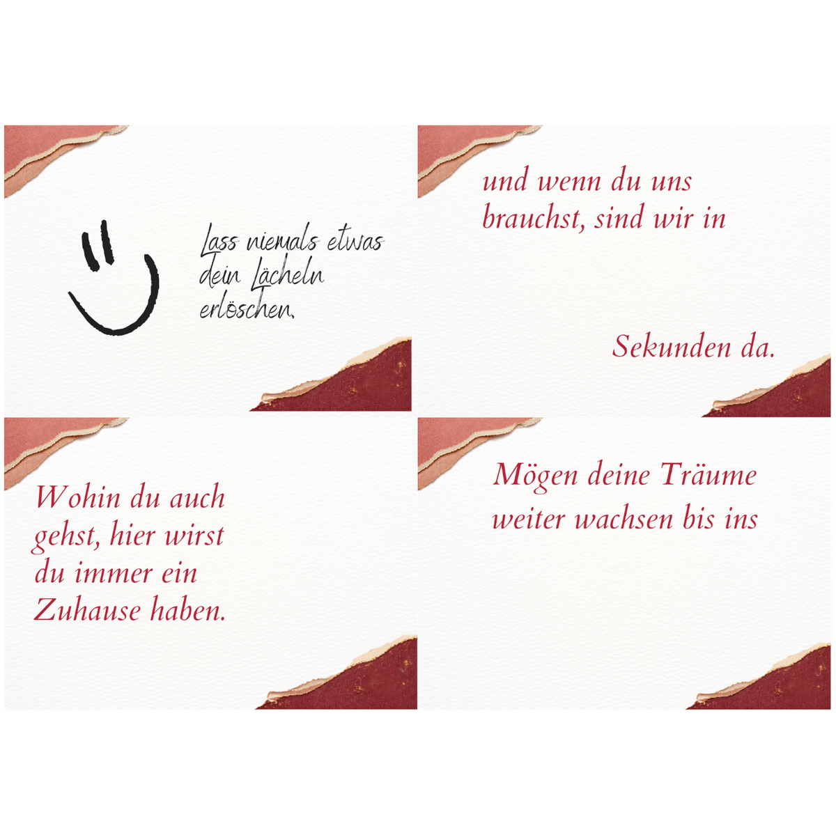 "Zum Geburtstag" Carmine-Version [Print@Home]
