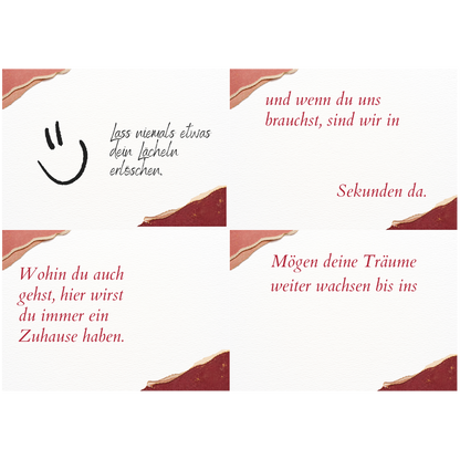 "Zum Geburtstag" Carmine-Version [Print@Home]