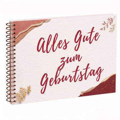 "Zum Geburtstag" Carmine-Version [Print@Home]