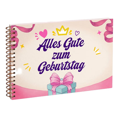 "Zum Geburtstag" Lila-Mädchen-Version
